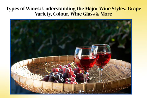 Types of Wines Understanding the Major Wine Styles, Grape Variety, Colour, Wine Glass & More
