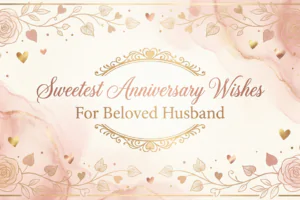 Sweetest Anniversary Wishes For Beloved Husband