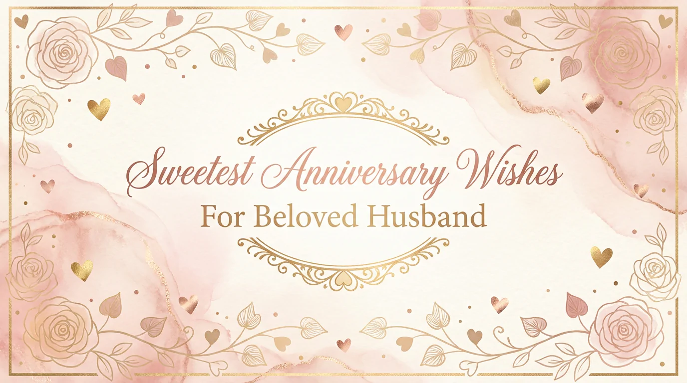 Sweetest Anniversary Wishes For Beloved Husband