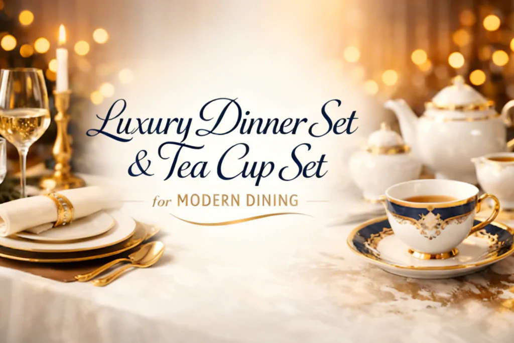 Luxury Dinner Set & Tea Cup Set